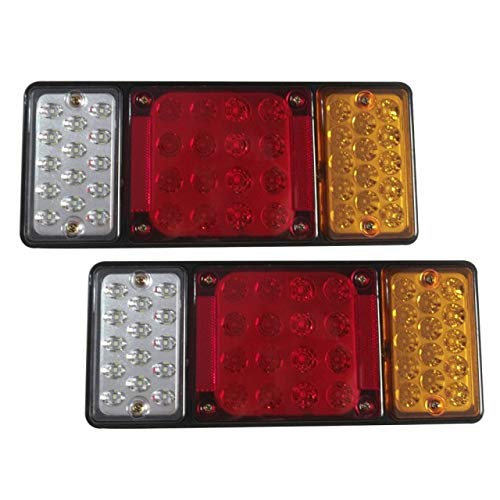 Amazon | 汎用 LED テールランプ 反射板機能 88発 トラック トレーラー